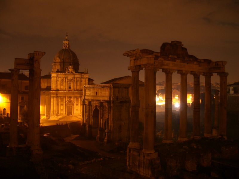 Rome at night